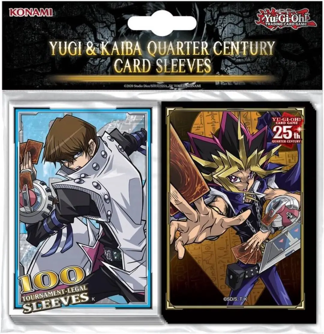 Konami Yu-Gi-Oh! Yugi & Kaiba Quarter Century Sleeves