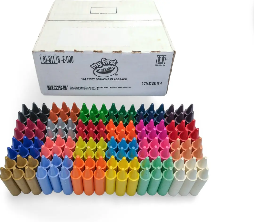 Crayola Waskrijtjes 144 Stuks - Veelkleurig