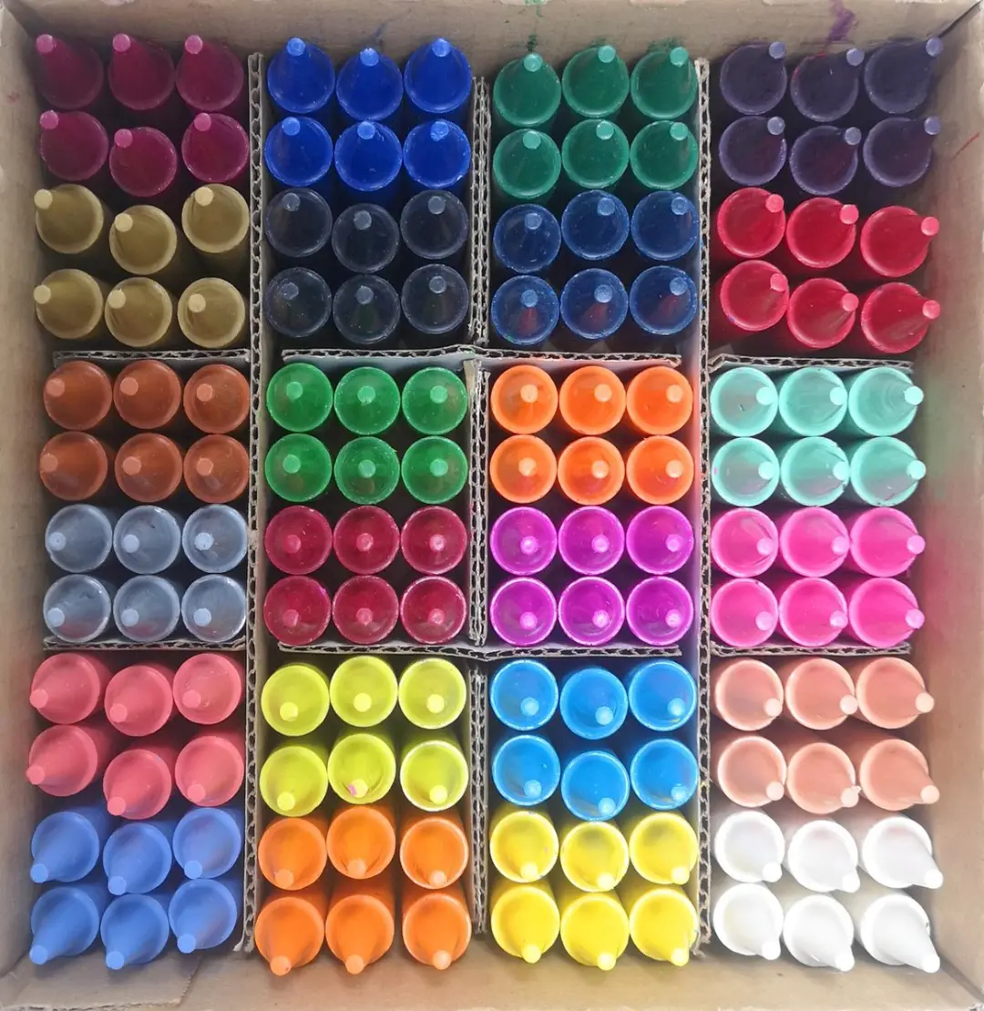 Crayola Waskrijtjes 144 Stuks - Veelkleurig