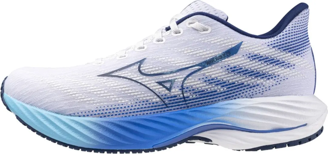 Mizuno Wave Rider 28 Sportschoenen 44.5 - Wit/Blauw