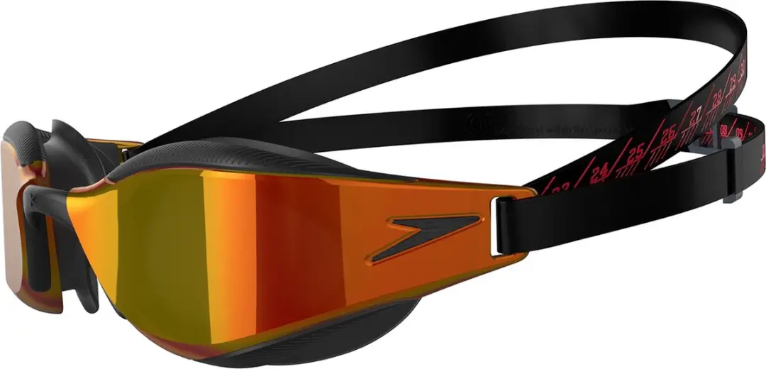 Speedo Fastskin Hyper Elite Zwembril - Zwart/Koper - afbeelding 5 van 6