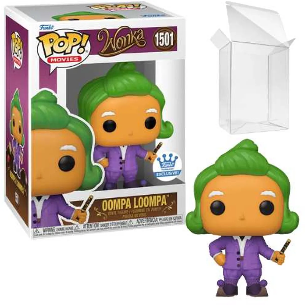 Funko Pop! Animation Willy Wonka Oompa Loompa met Piccolo - 1501 - afbeelding 2 van 2