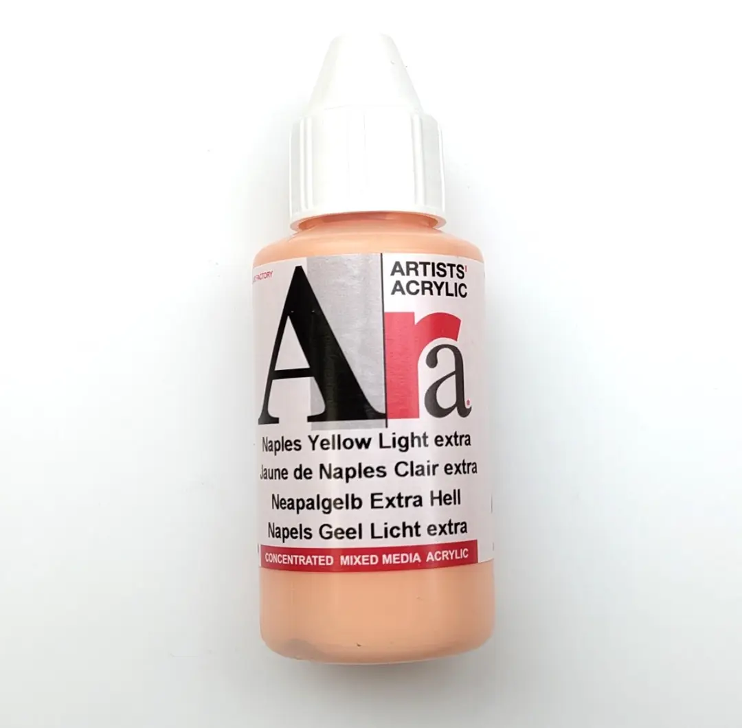 Ara Acrylverf Napels Geel Licht extra A114