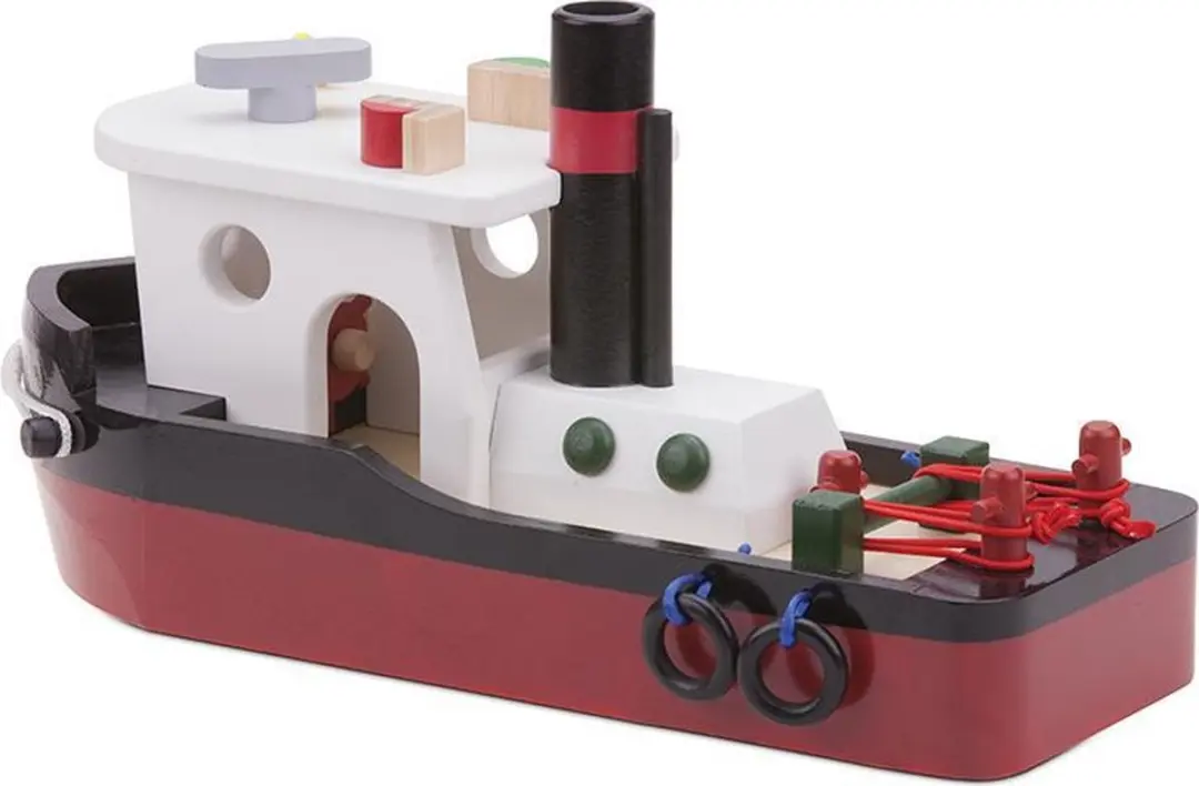 New Classic Toys Sleepboot Containerhaven 10905 - Zwart