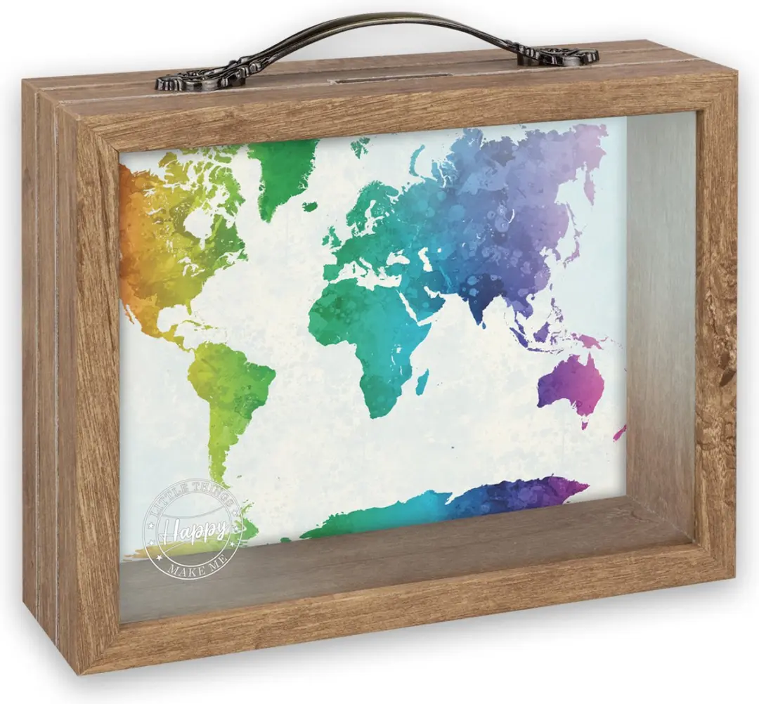 Zep Hout/Glas Spaarpot Jacob RM4545