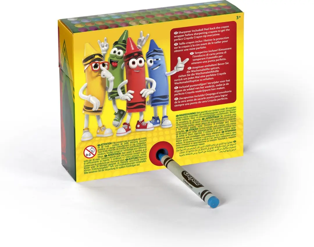Crayola Waskrijtjes 64 Stuks - Veelkleurig