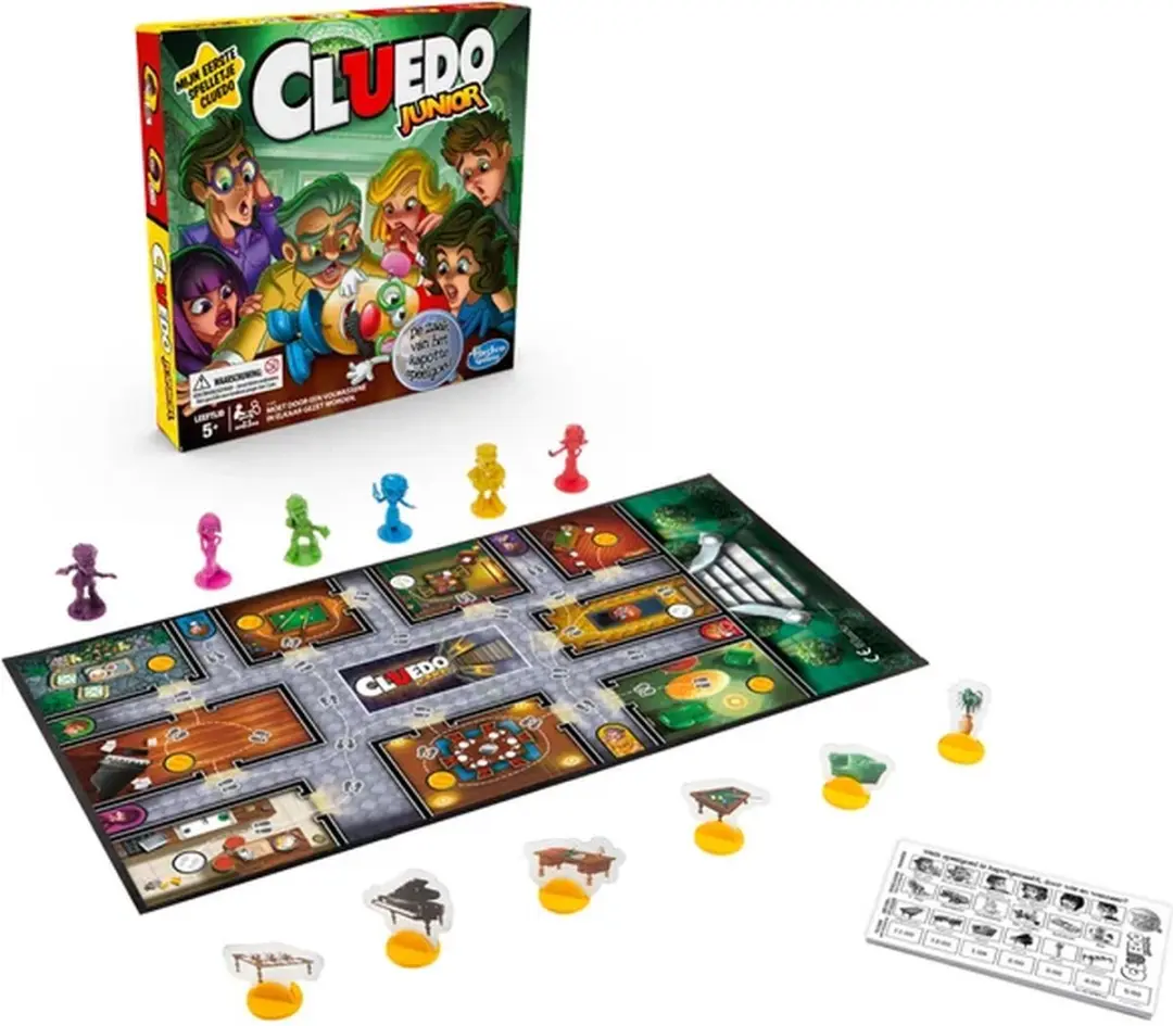 Hasbro Gaming Cluedo Junior - 2-6 Spelers