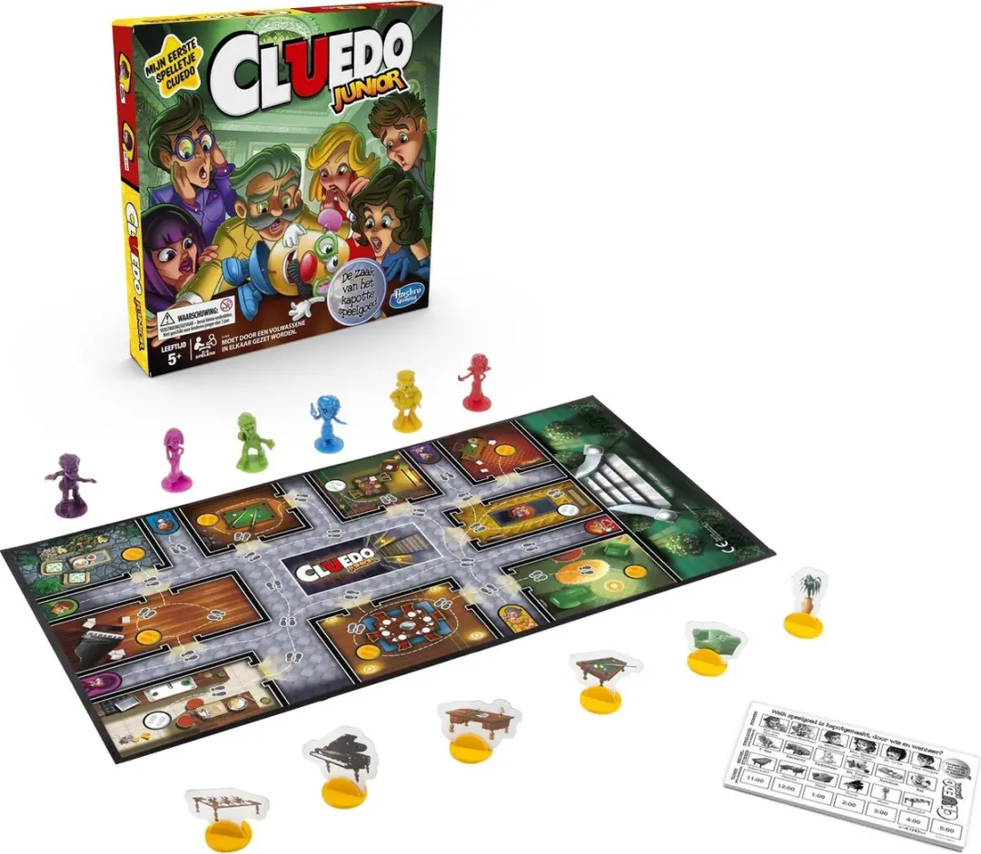 Hasbro Gaming Cluedo Junior - 2-6 Spelers