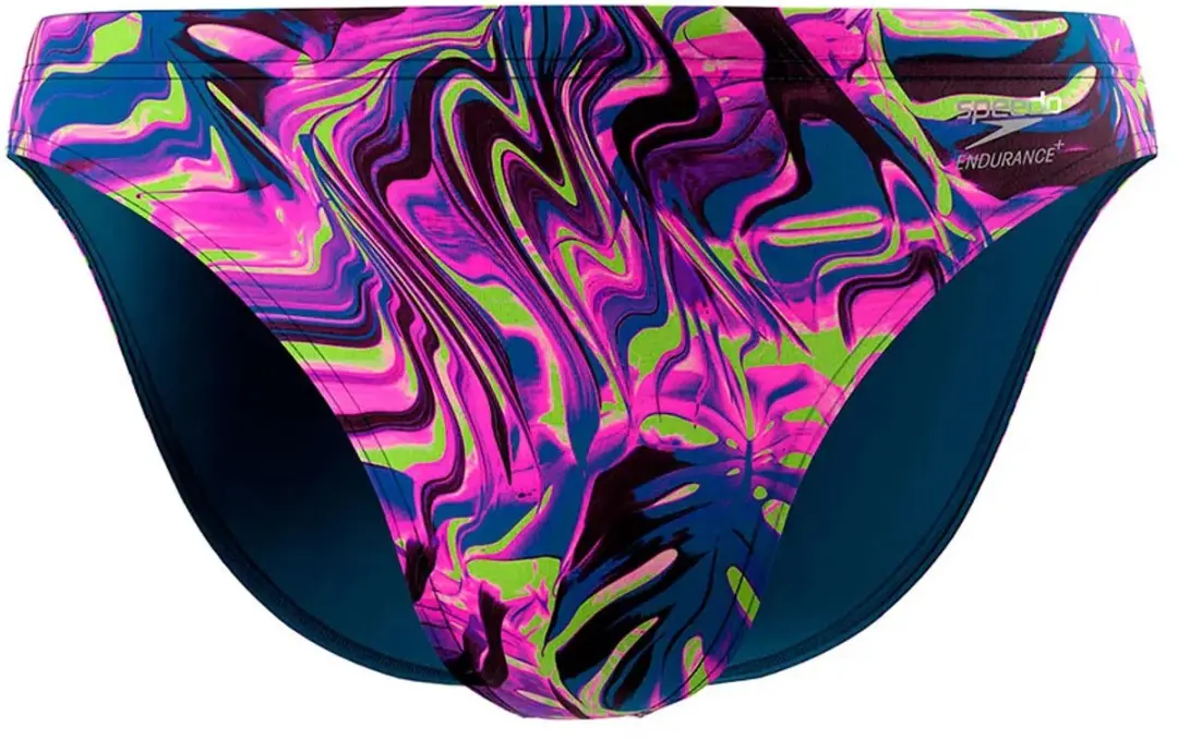 Speedo Printed Zwemslip Man - Maat 34 - Techno Jungle-Orchid Shine