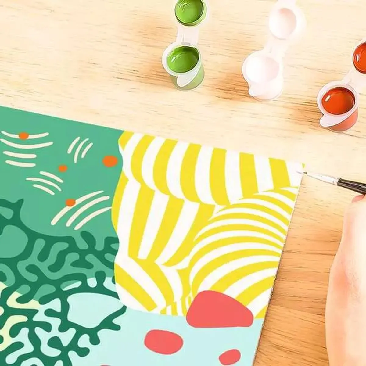 Ravensburger CreArt Organic Vibes Schilderen op nummer - Multicolor - 15 Kleuren