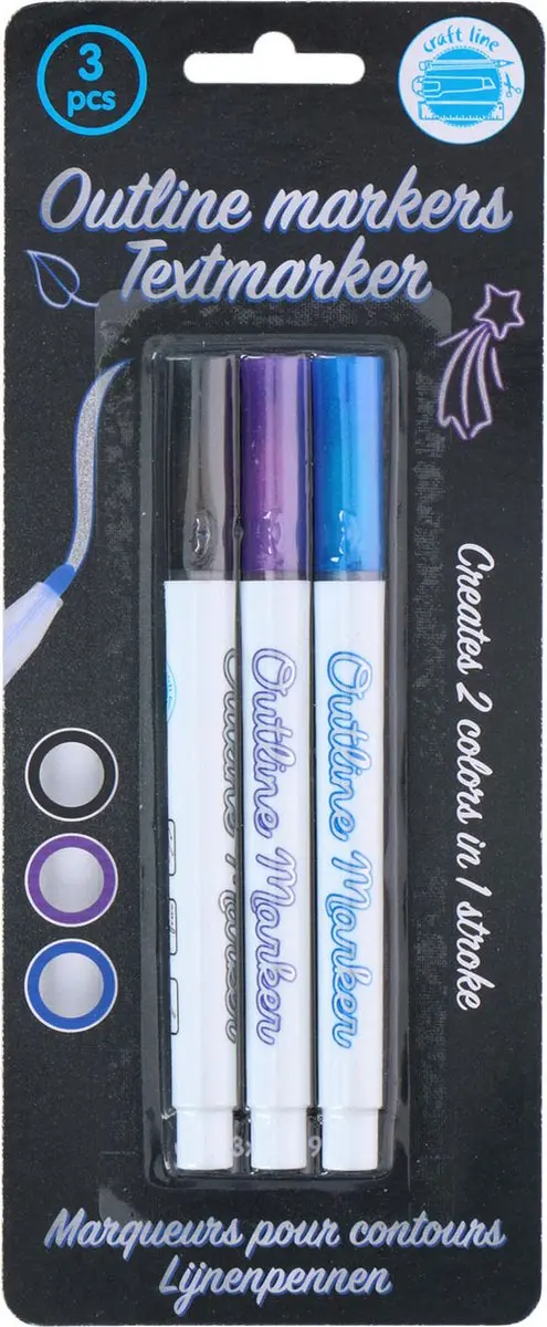 Craft Outline Zilver Stiften