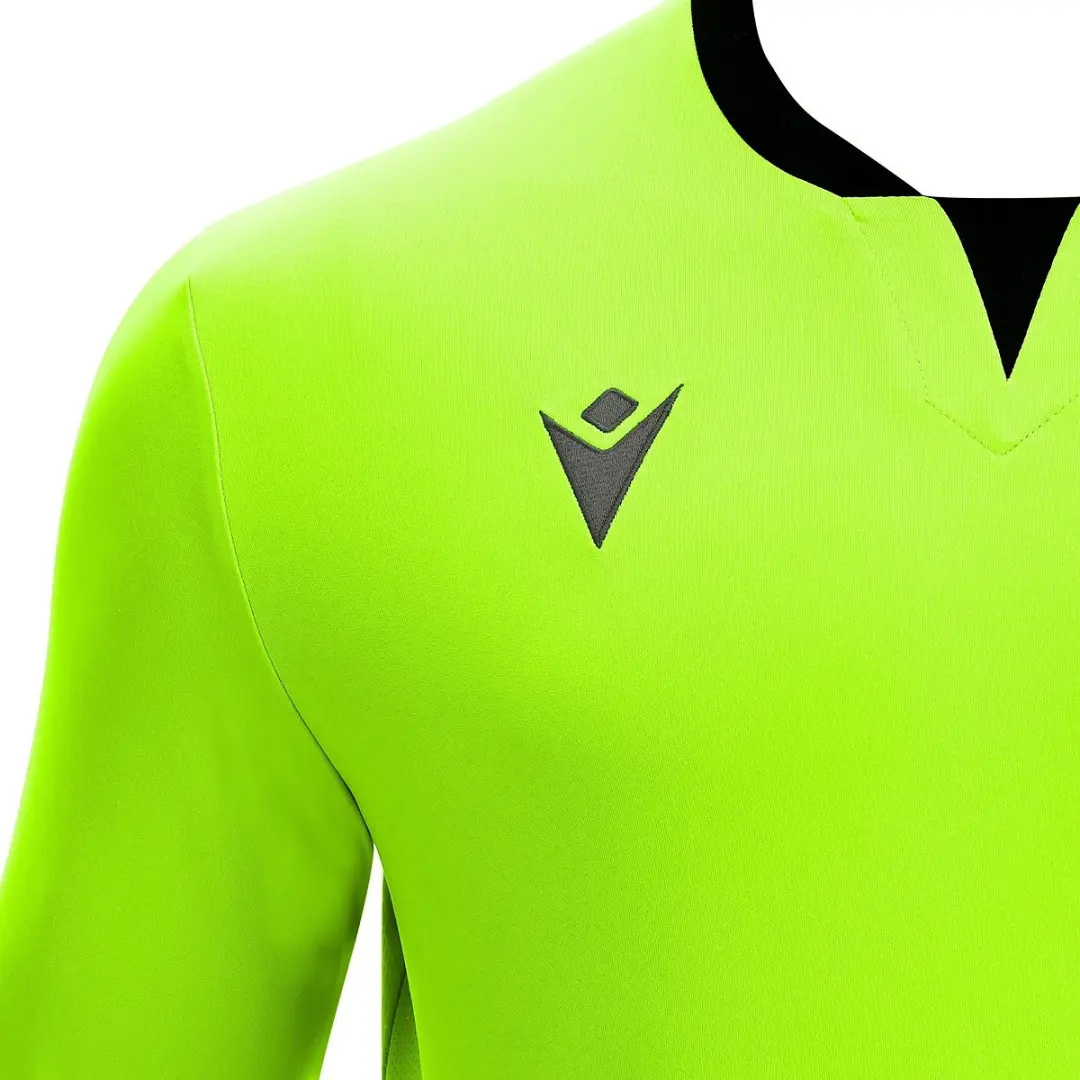 Macron Eridanus Keepershirt Heren - XL - Zwart/Fluogeel