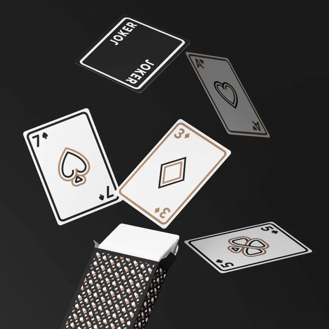 BOSS Iconic Speelkaarten - 2 Decks - Zwart