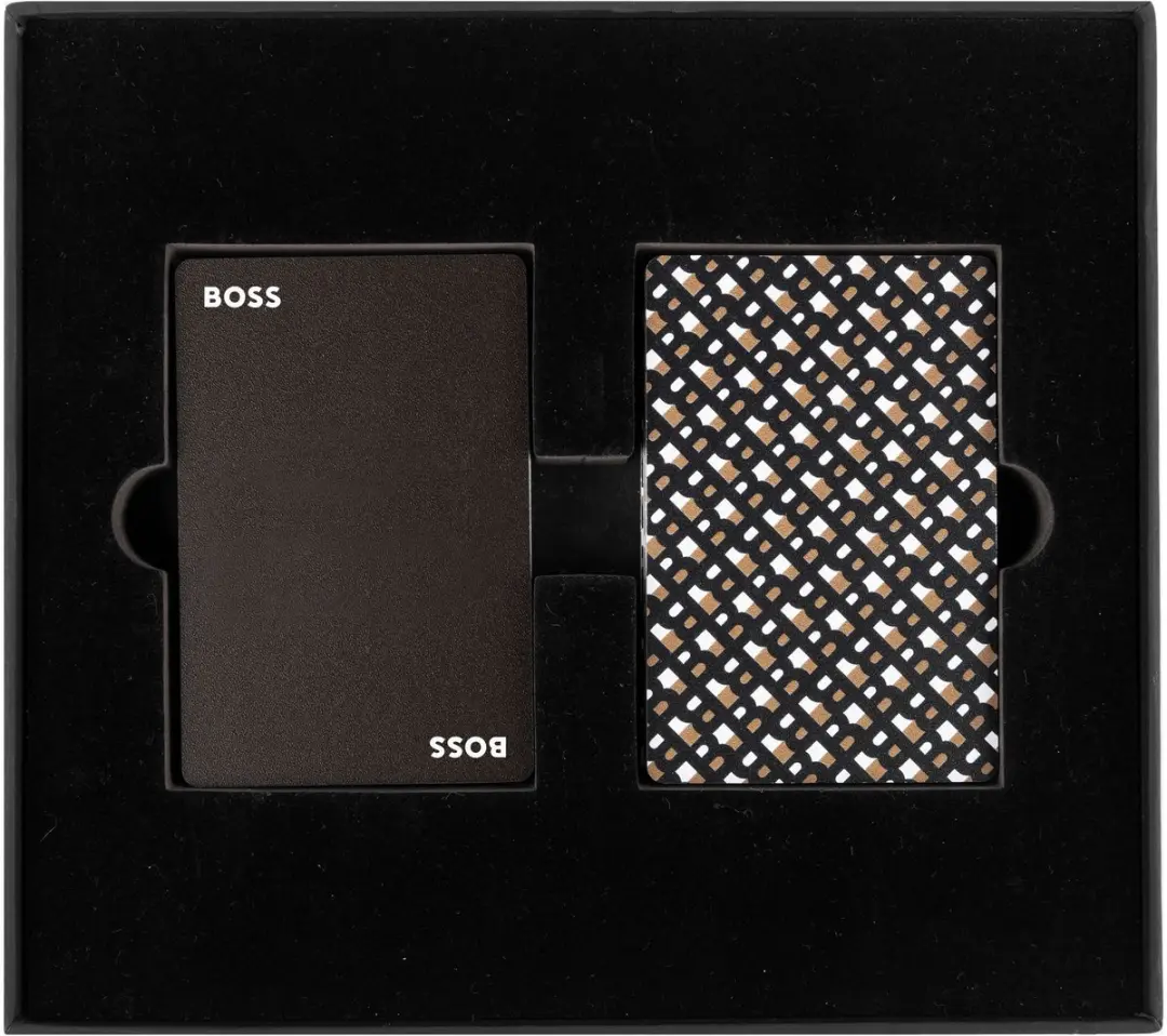 BOSS Iconic Speelkaarten - 2 Decks - Zwart