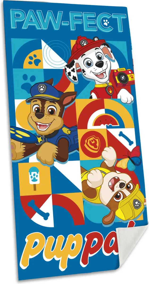 PAW Patrol Strandbadlaken Blauw 70x140cm
