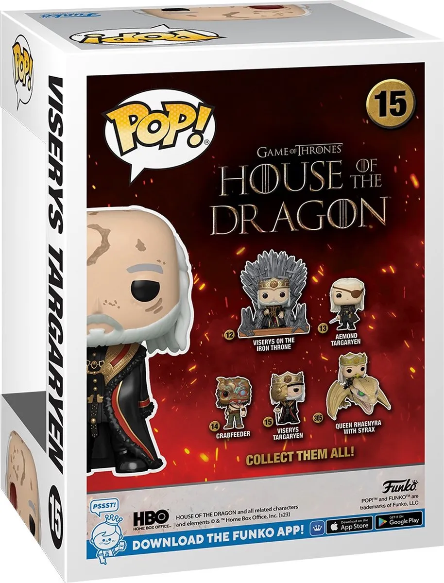 Funko Pop Television House of the Dragon Masked Viserys 76474 - Multi