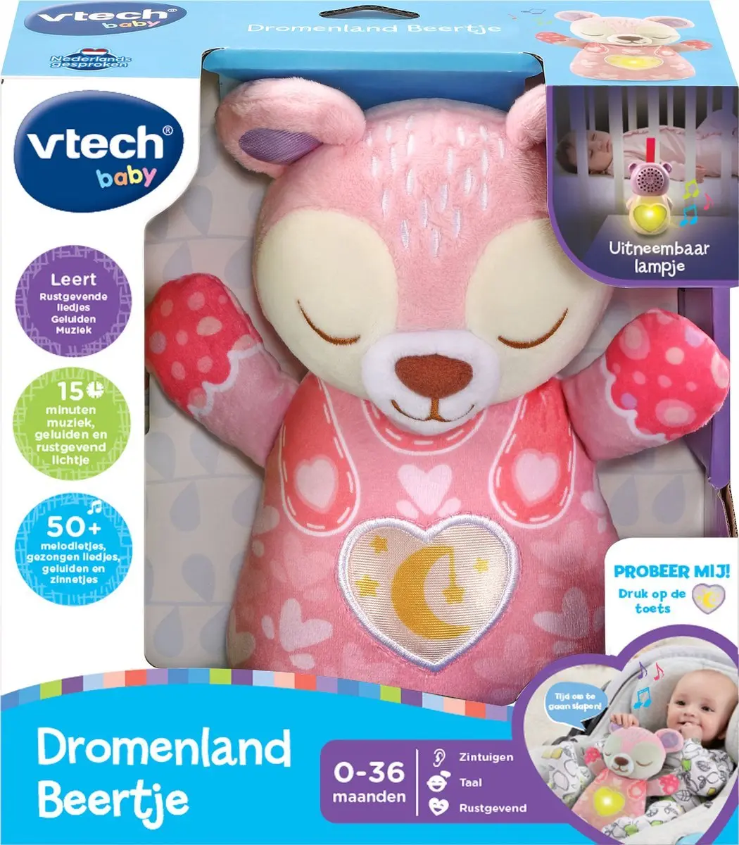 VTech Baby Dromenland Beertje - Roze
