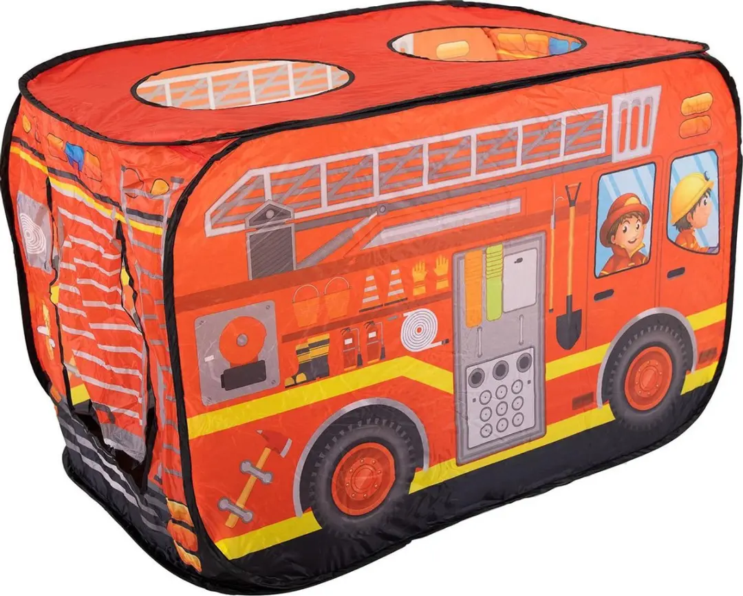 Van der Meulen Pop-up Speeltent Brandweerwagen - Rood