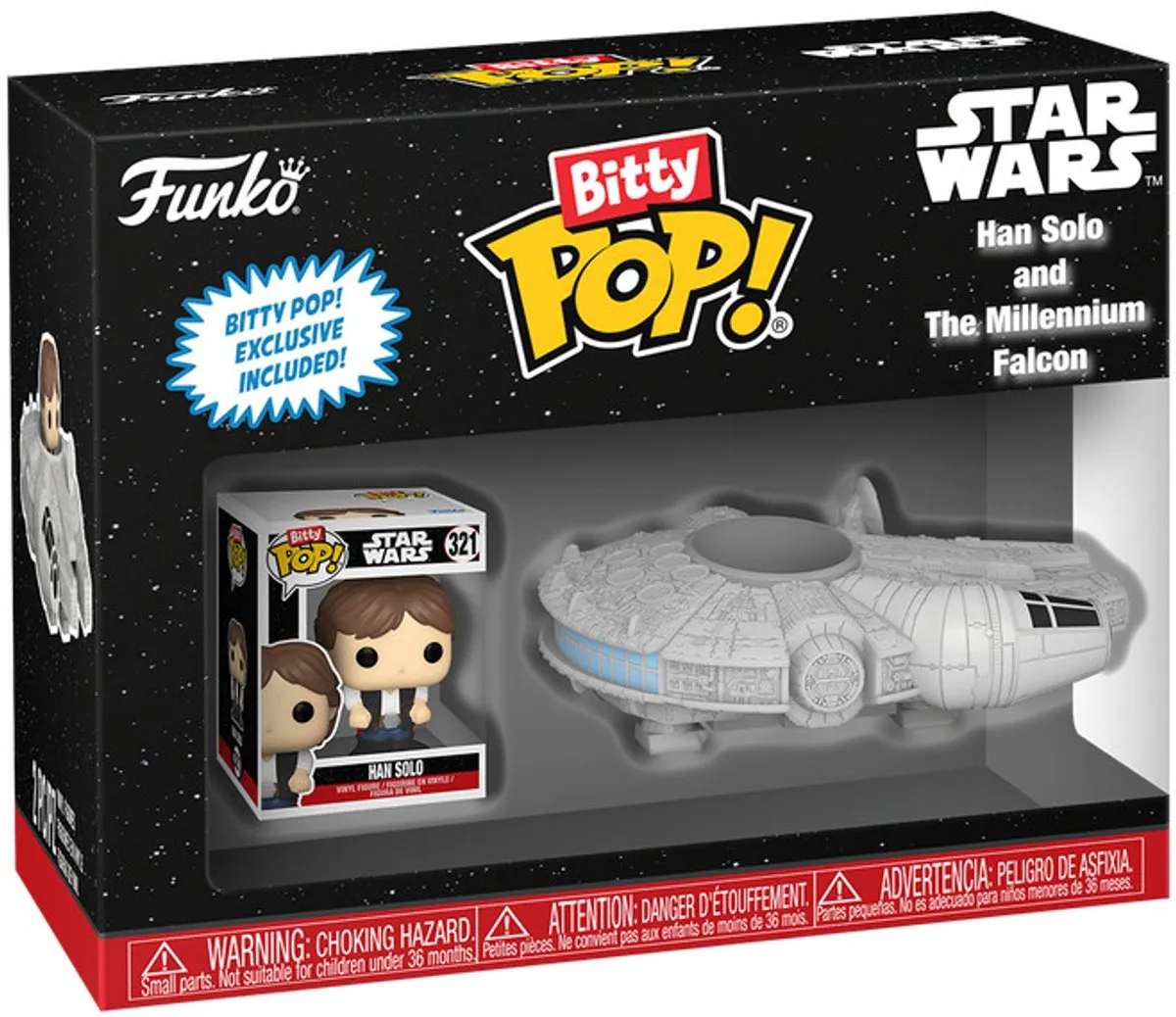 Funko Han Solo Bitty Pop! Star Wars Figuur - 2cm