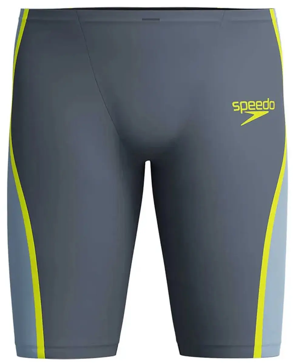 Speedo Fastskin LZR Pure Intent 2.0 Jammer - UK 24 - Grijs/Blauw/Geel