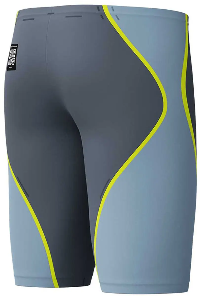 Speedo Fastskin LZR Pure Intent 2.0 Jammer - UK 24 - Grijs/Blauw/Geel