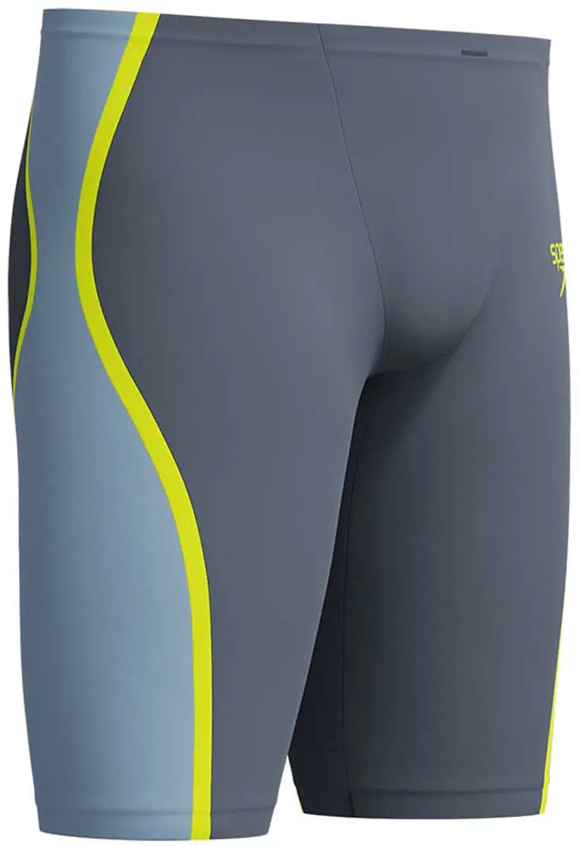 Speedo Fastskin LZR Pure Intent 2.0 Jammer - UK 24 - Grijs/Blauw/Geel