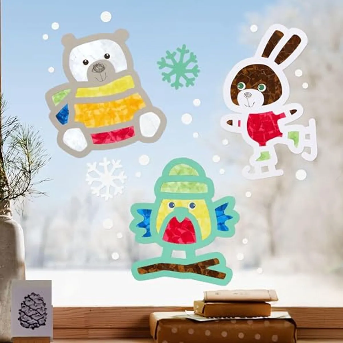 Haba Knutselpakket Eerste Plakset Dieren in de Sneeuw - 3+