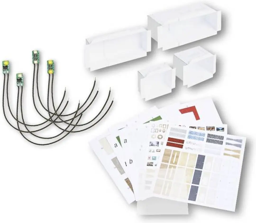 Noch 51250 LED Permanent Licht Flakkervrij - 4 Stuks