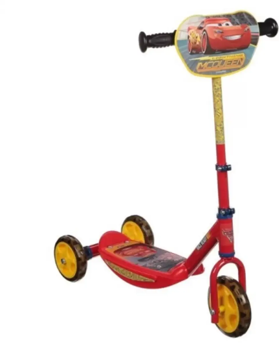 Smoby Disney Cars Step - 3 Wielen 4.72 Inch - Zwart