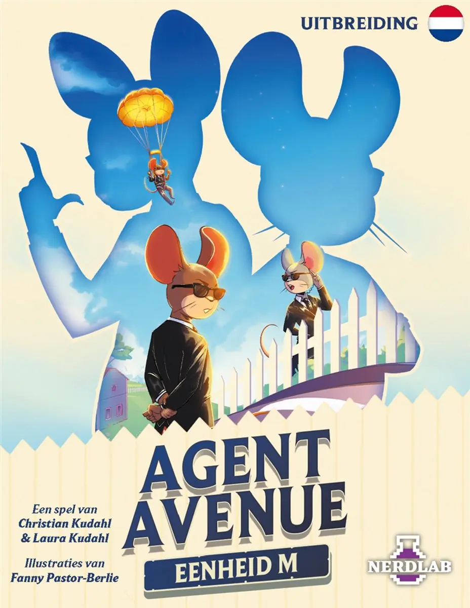 Asmodee Nerdlab Games Agent Avenue Eenheid M NERAAV0201NL - 2-6 Spelers