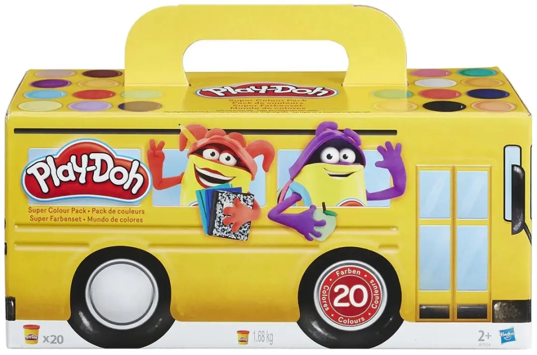 Hasbro Play-Doh Super Color Pack - 20 Potjes Divers