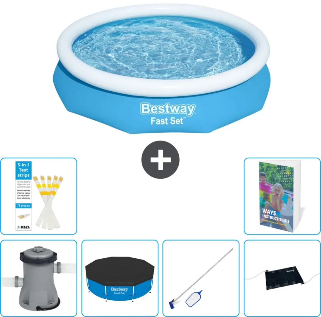 Bestway Fast Set Rond Zwembad 305x66cm