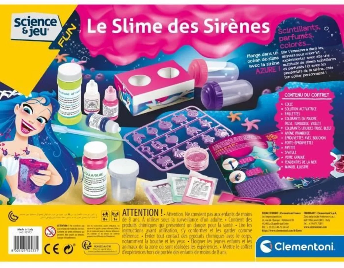 Clementoni Zeemeerminslijm - Blauw