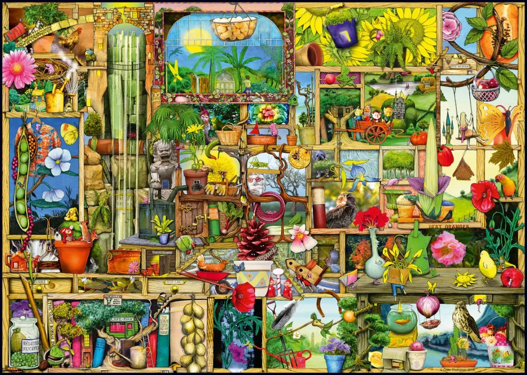 Ravensburger Grandioses Gartenregal Puzzel 1000 Stuks