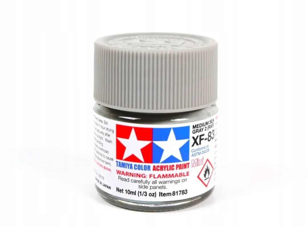 Tamiya Acrylverf XF-83 Medium Zeegrijs 10ml