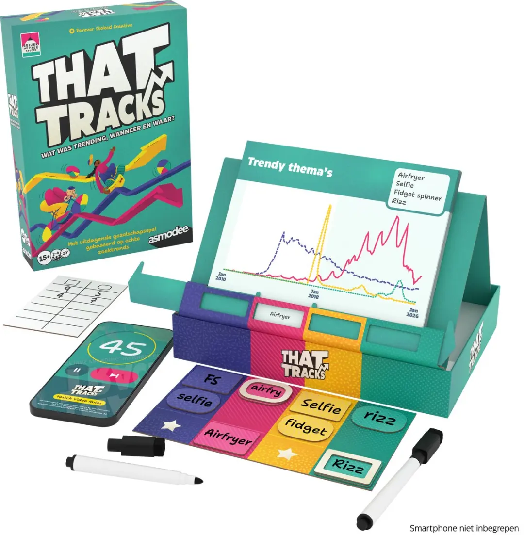 Asmodee Bezzerwizzer That Tracks BEZ-THA0101NL - Bordspel