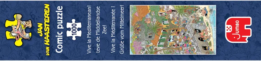 Jan van Haasteren Leve de Middellandse Zee! Puzzel 1000 Stuks