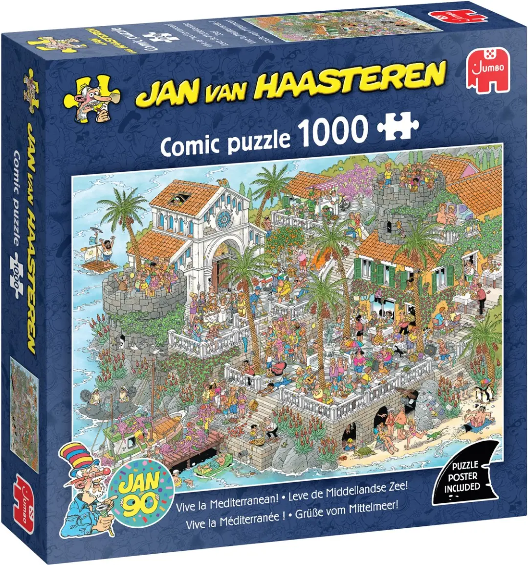 Jan van Haasteren Leve de Middellandse Zee! Puzzel 1000 Stuks