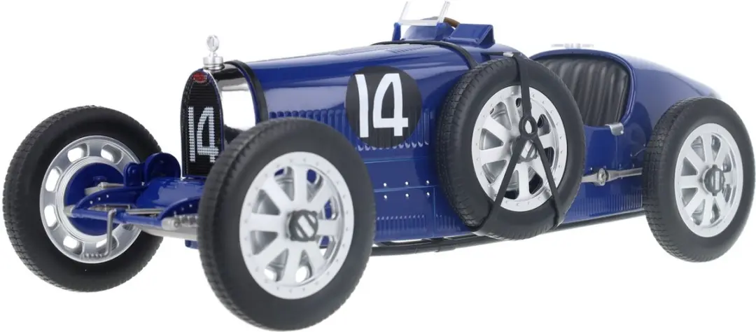 Bugatti T35 #14 1925 Modelauto 1:12 - Norev - Donkerblauw