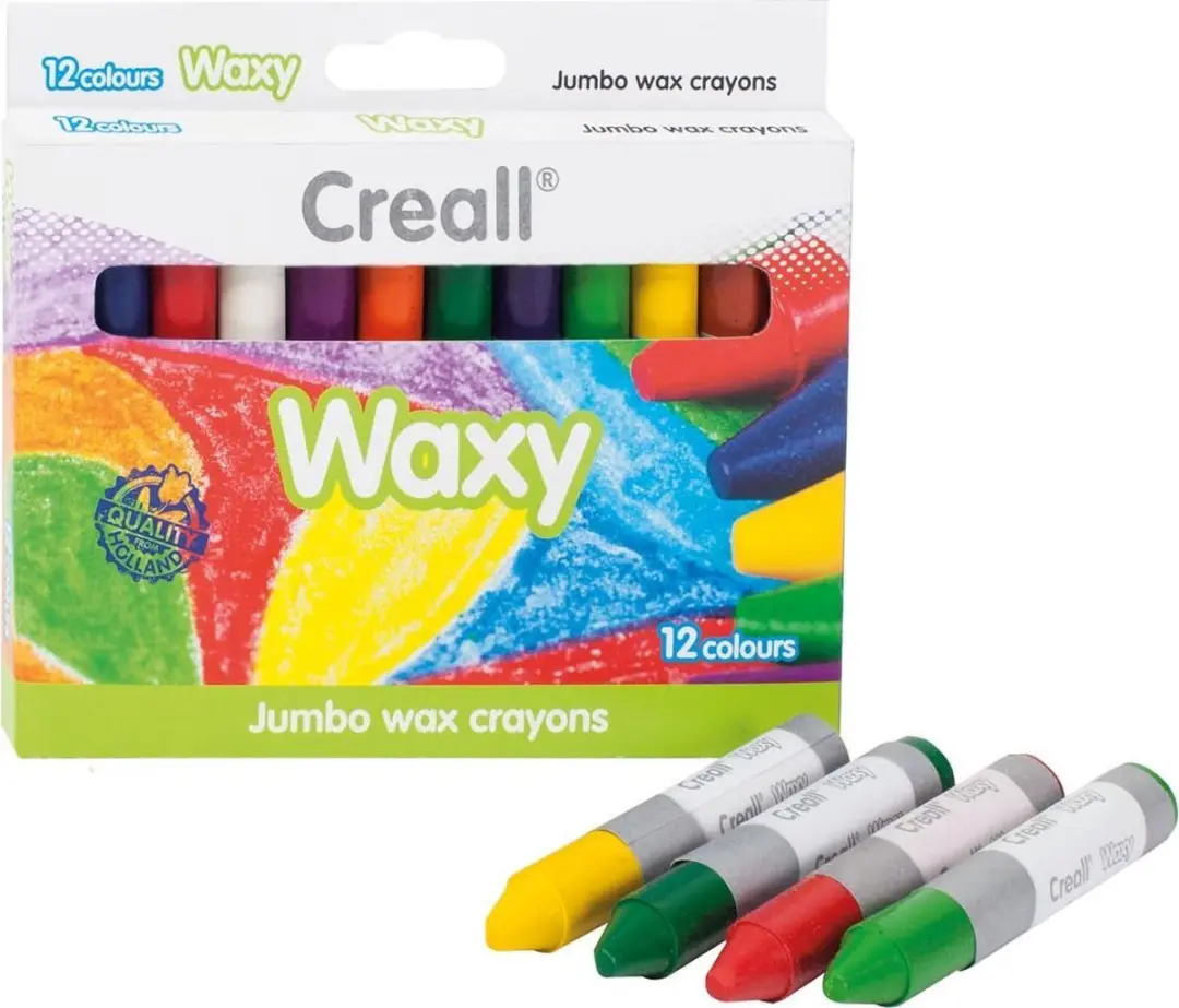 Creall Waskrijt Kinderkunstset - 12 Kleuren