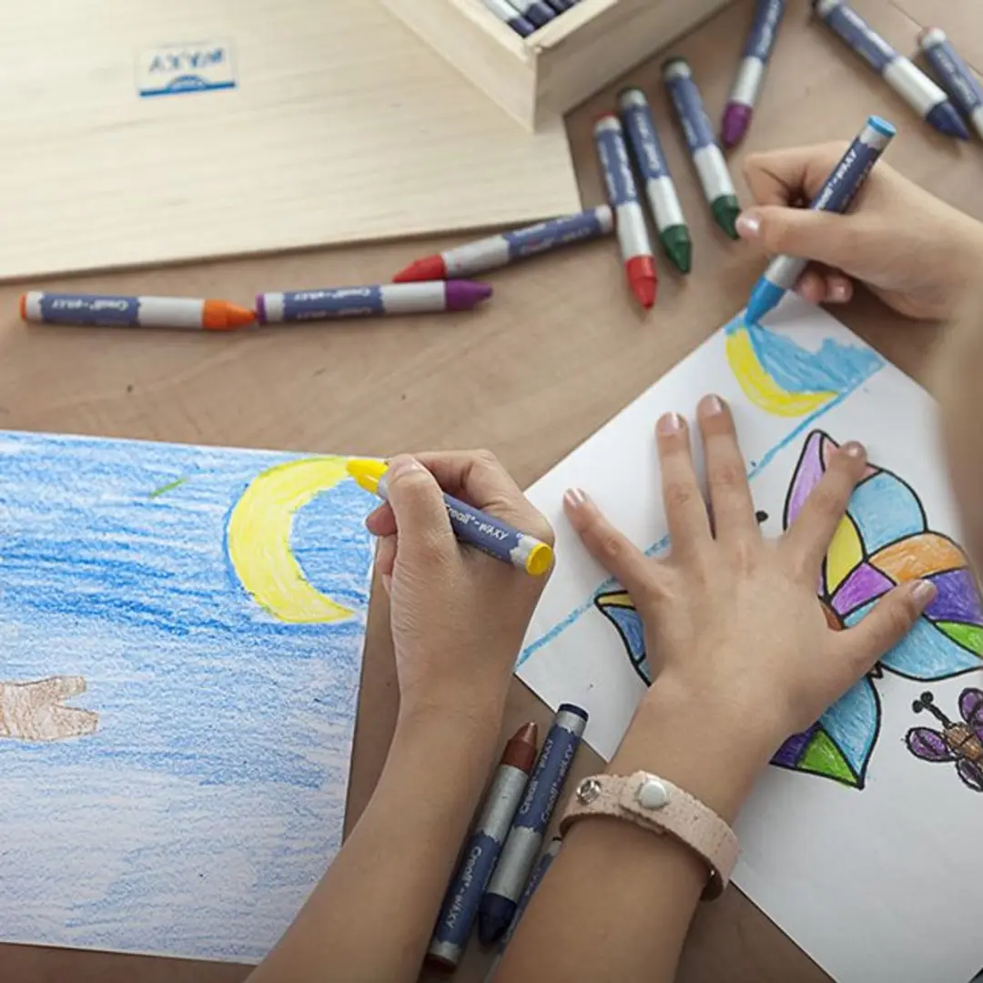 Creall Waskrijt Kinderkunstset - 12 Kleuren