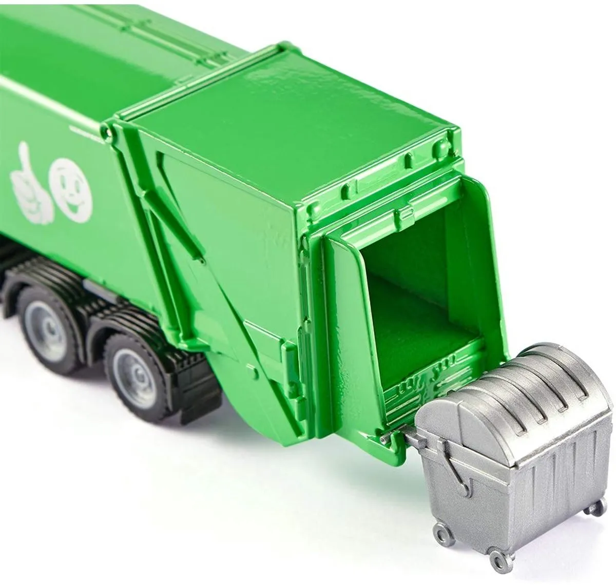 SIKU 2938 Vuilniswagen 1:50 - Groen/Wit
