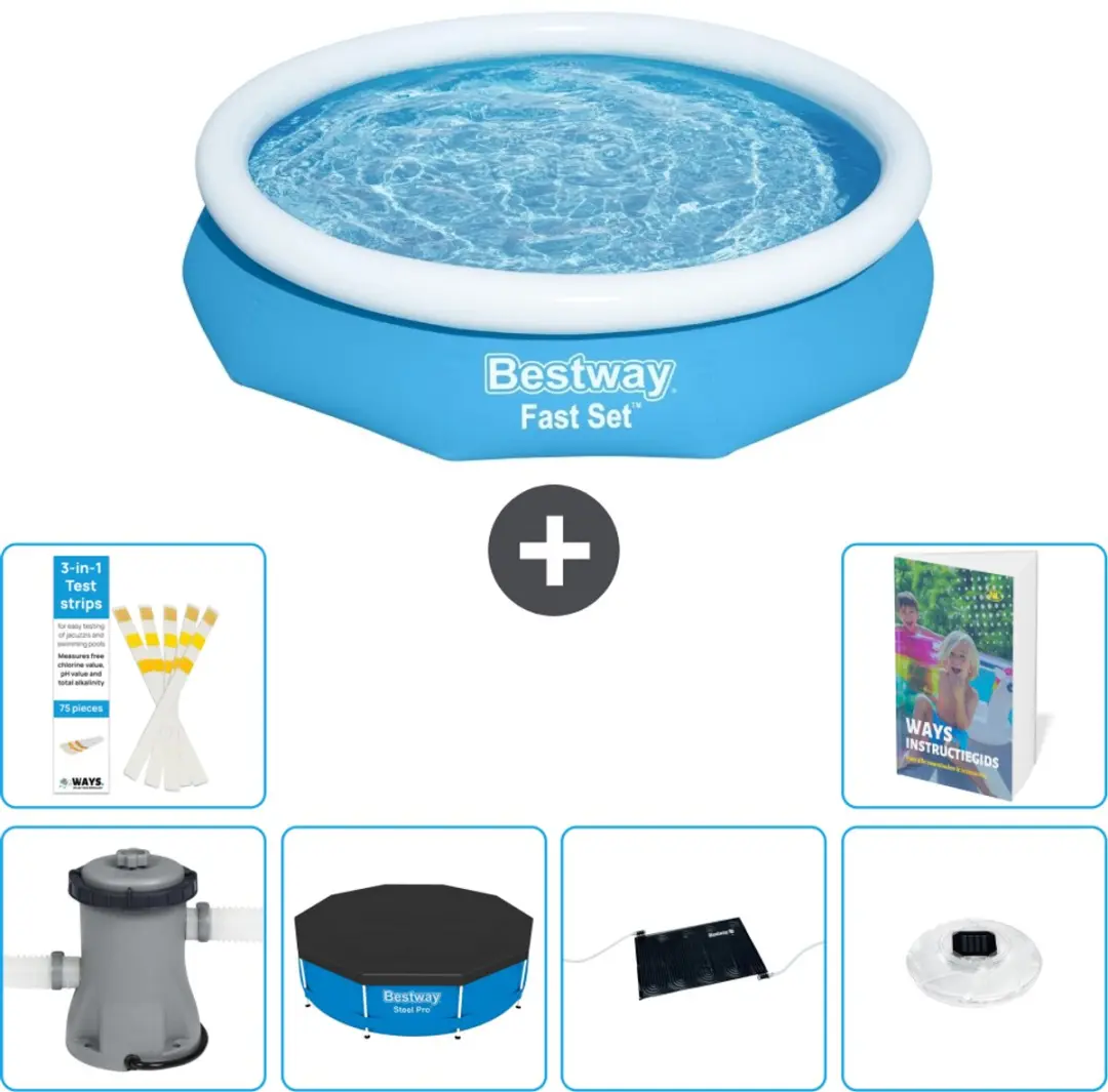 Bestway Fast Set Rond Zwembad 305x66cm