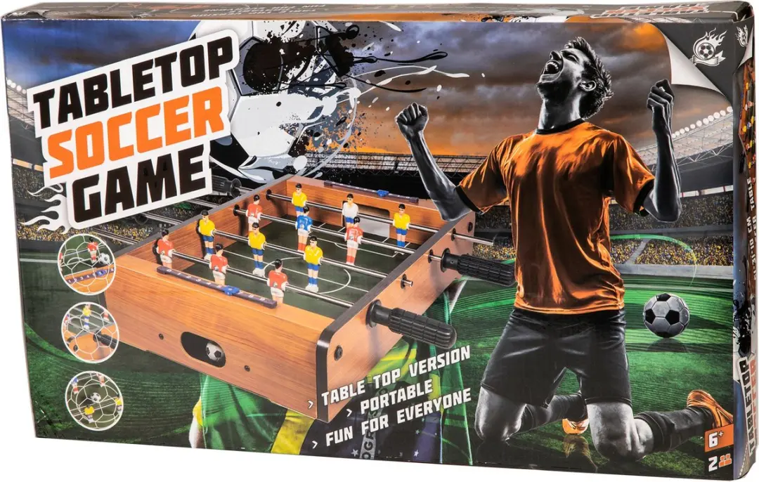 Van der Meulen Voetbaltafel 433621 - 51x31x10cm - 4 Kleuren