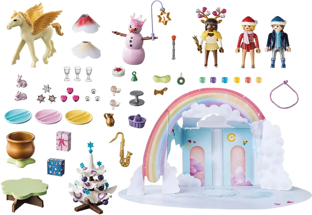 Playmobil Adventskalender Regenboog 71348 - Multicolor