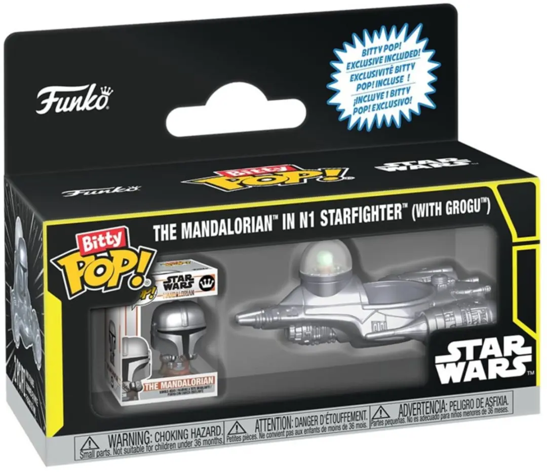 Funko Star Wars Bitty POP! Ride Vinyl Figure N1 met Mando FK92966