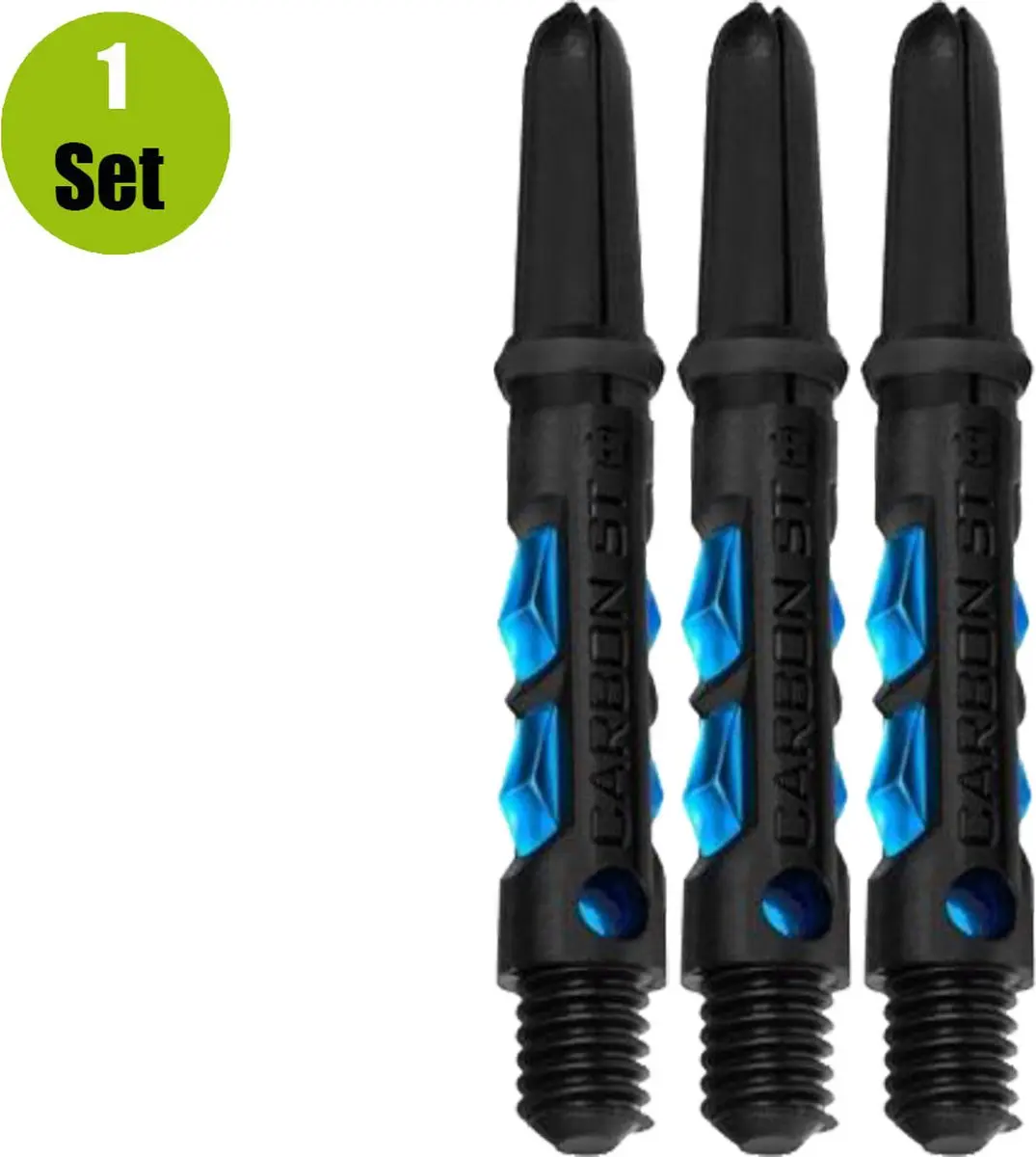 Harrows Carbon ST Aqua Dart Shafts SH2031 - 3 Stuks - Zwart - afbeelding 5 van 6