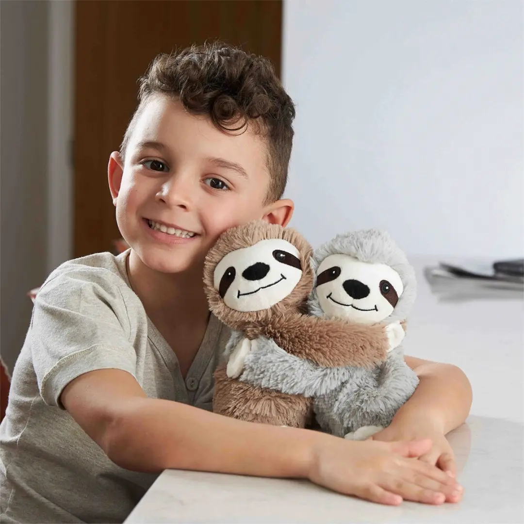 Warmies Warm Hugs Luiaards Warmtekussen - Multi Color