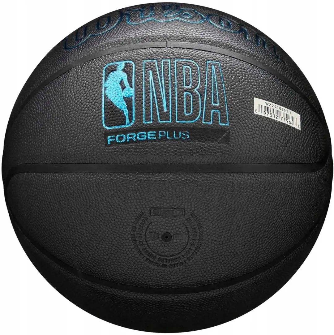 Wilson NBA Forge Plus Basketbal Maat 7 - Zwart