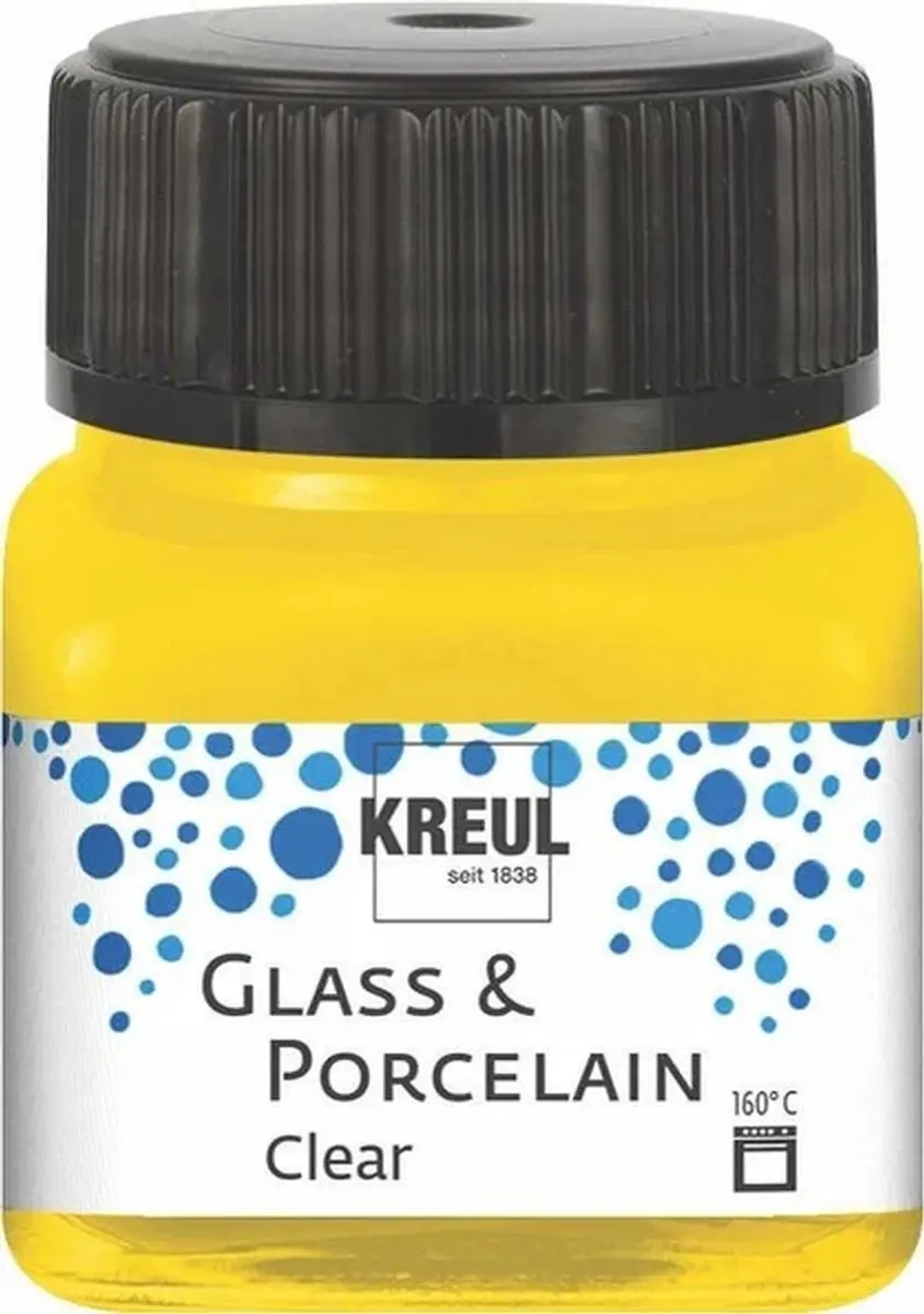 Kreul Glas & Porseleinverf Transparant Kersenrood 20ml